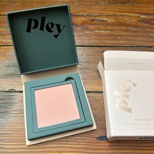 NIP Pley Beauty One Stop Pop Plush Powder Blush in color Golden Hour